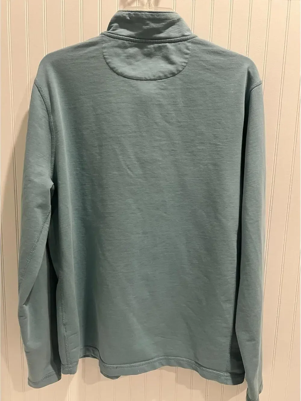 J.Crew Performance Quarter Zip‎ Pullover Teal Men’s Large Stretch Athletic